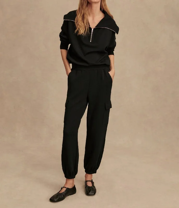 Cargo Pant In Black Stylish Women's Neon
