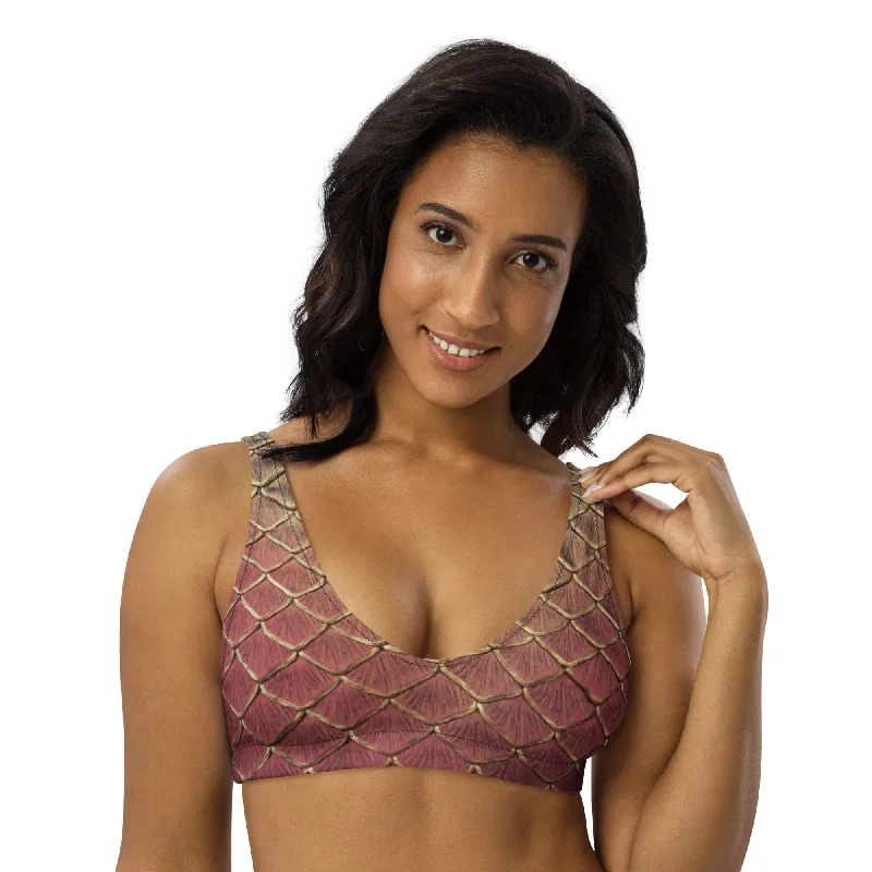 Sanderson's Spell Recycled Padded Bikini Top British Gentlewoman Style