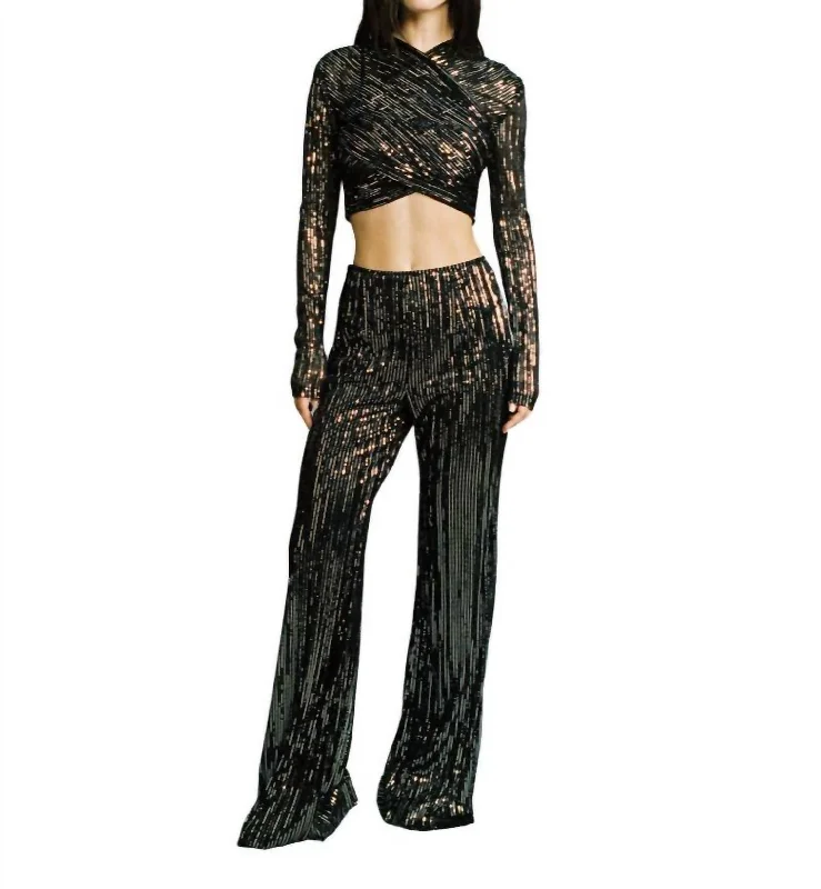 Apolo Pants In Black Casual Women's Loose - fitting