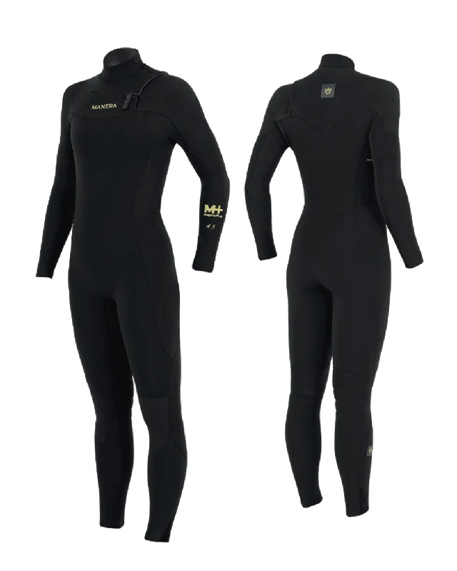 Women's Manera Meteor Magma 4/3mm Chest Zip Fullsuit - 2023 Sustainable Organic