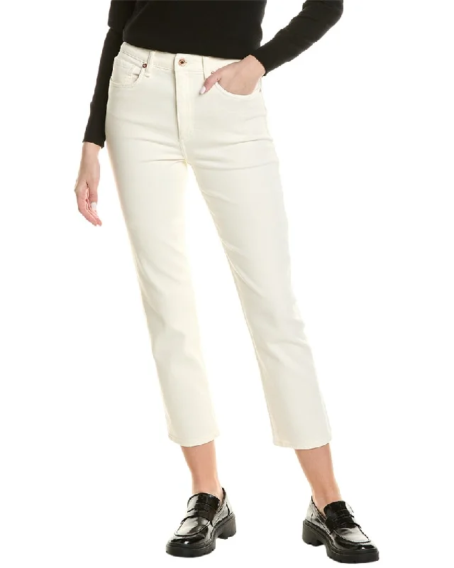 rag & bone Wren Ecru Slim Jean British Gentlewoman Style