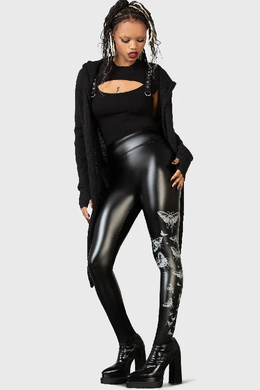 Death's Head Leggings Preppy Women's College