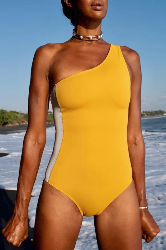 Tsubaki Power - One Shoulder Swimsuit British Gentlewoman Style