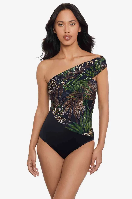 Nighthawk Goddess One Piece Swimsuit Athletic Women's 