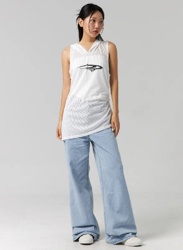Flared Wide Leg Jeans CG314 Youthful Women's Anime - inspired