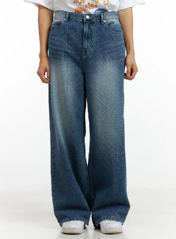 Men's Wide Fit Baggy Jeans CL429 Business