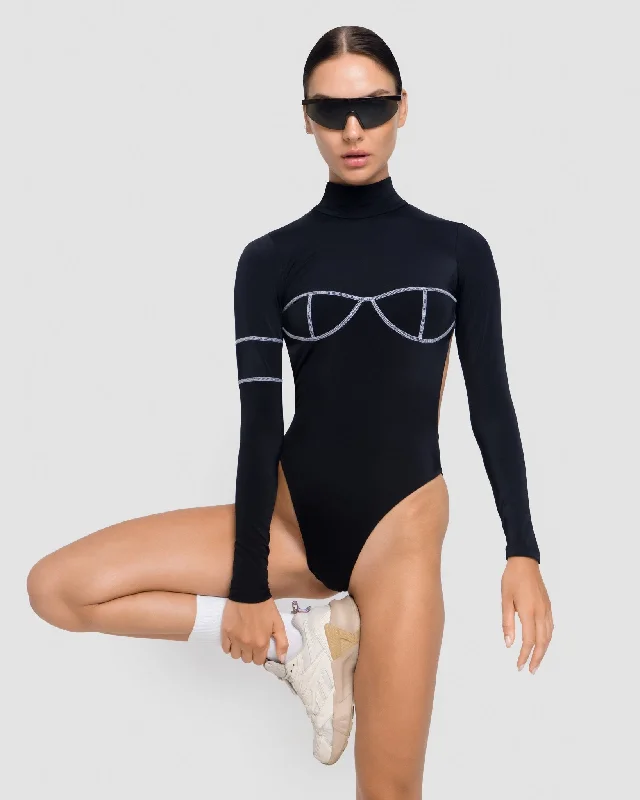 Gozen Long Sleeve Swimwear Sophisticated Women's Tailored