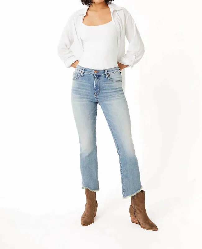 Adrian Kick Flare Jean In Vintage Blue Relaxed Women's 
