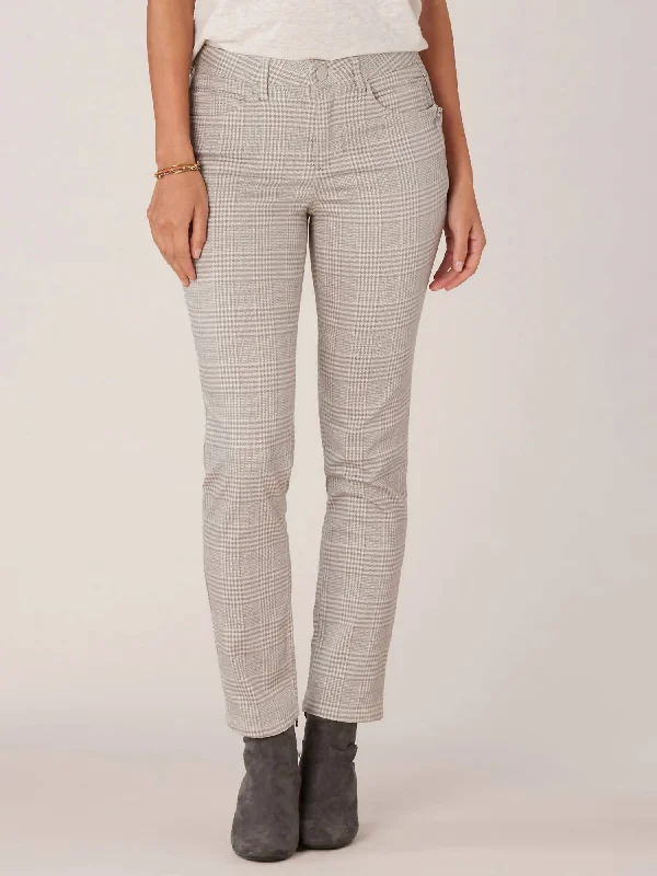 Side Zip Vintage Skinny Pant In Grey Multi Dynamic Women's Moto