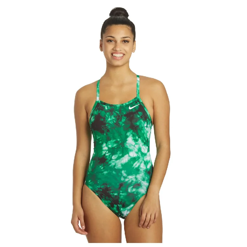 Nike Tie Dye Crossback One Piece Swimsuit Hip Women's Urban