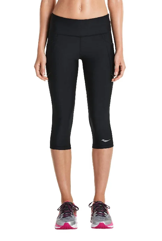 Bullet Capri In Black Hip Women's Retro