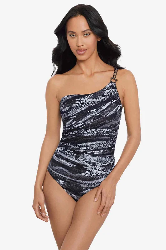 Za'Atar Charlize One Piece Swimsuit Geometric