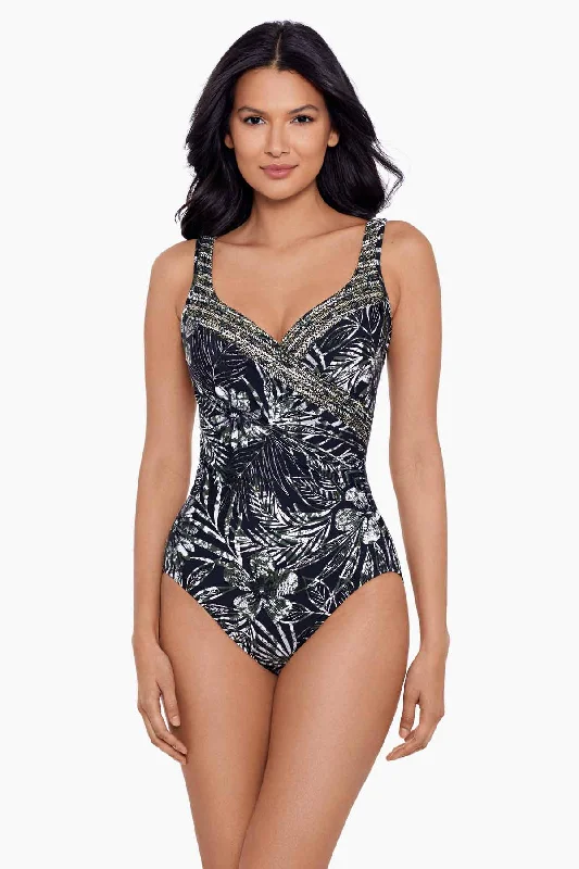 Zahara It's A Wrap One Piece Swimsuit Athletic Women's High - 