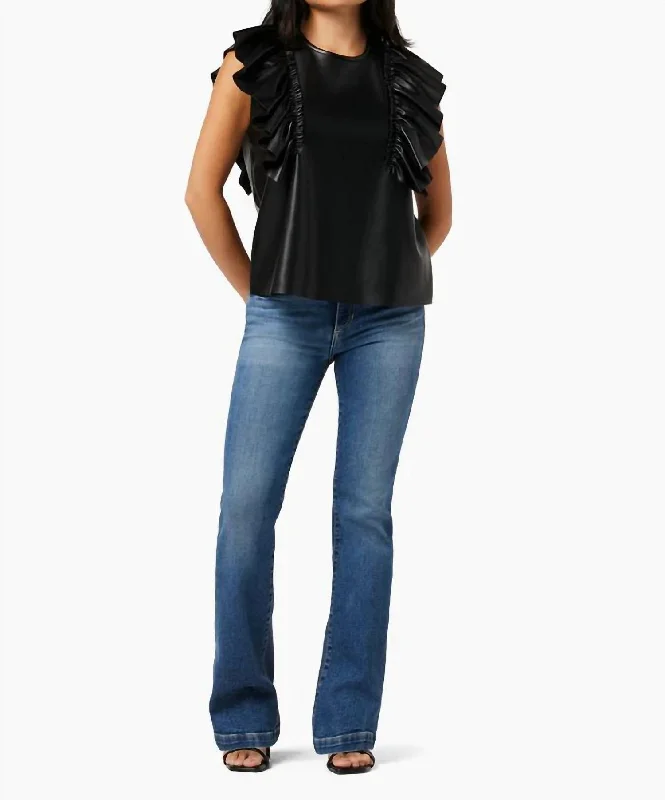 Provocateur Bootcut Jeans In Enhncmnt Polished Women's Silk