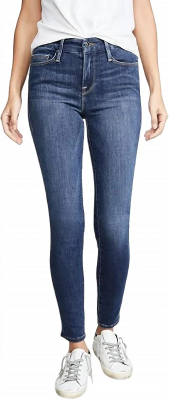 Women's Legs Skinny Jeans In Blue Feminine Women's Soft 