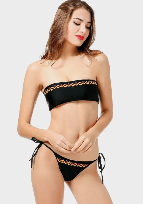 Carus Bandeau Strapless Bikini Sustainable Organic