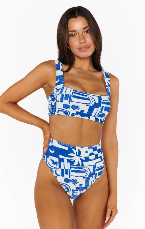 Hot Tub Top ~ Santorini Contour Scrunch Elegant Women's 