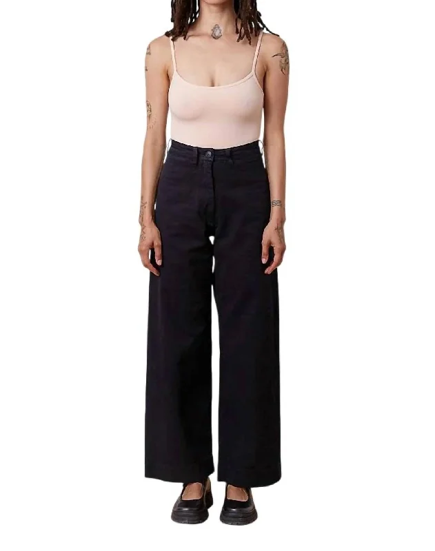 Sailor Pant In Faded Black Sporty Women's Athleisure 