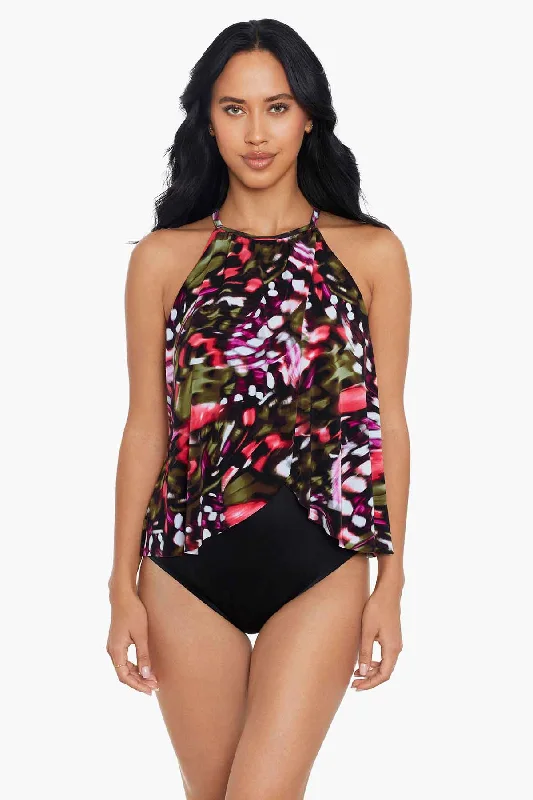 Flutter Aubrey One Piece Swimsuit Trendy Women's Oversized