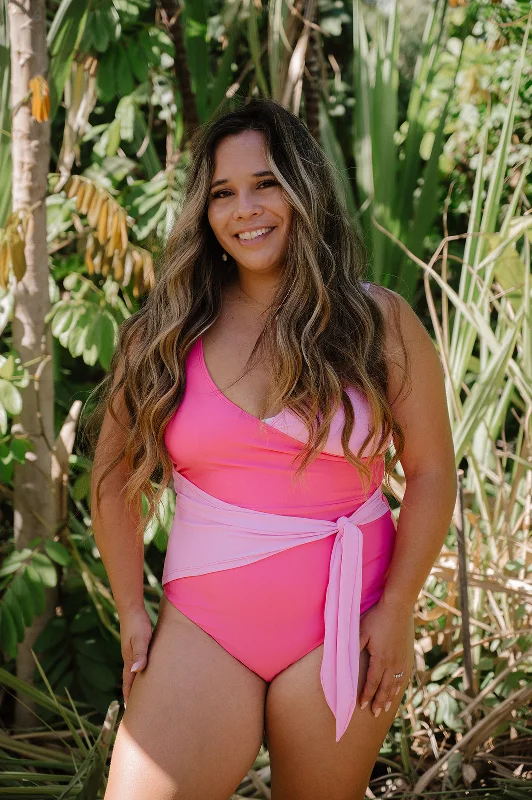 Palm Beach One Piece | Coral Crush Feminine Women's Soft 