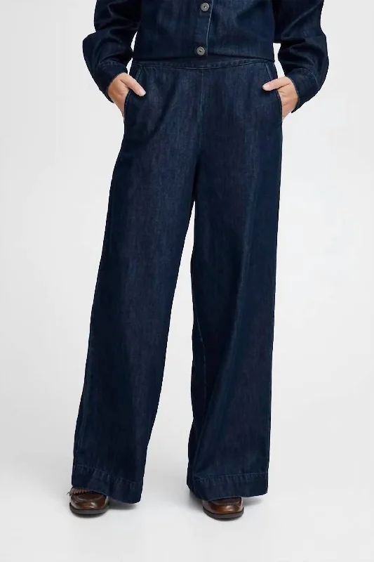 Aubrey Jeans In Washed Dark Wash Refined Women's 