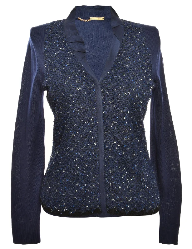 Blue Cardigan - M Dynamic Women's Moto