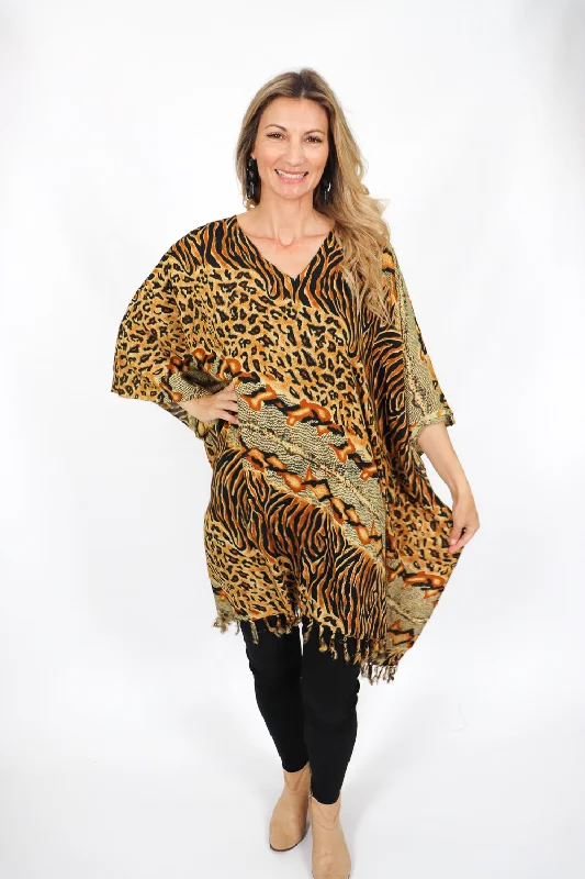 Short Kaftan With Tassels In Congo garde