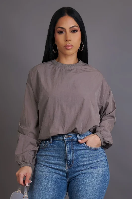 Iconic Crop Top - Purple Monochromatic All - in - one