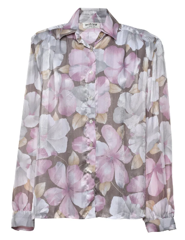 Floral Blouse - XL French
