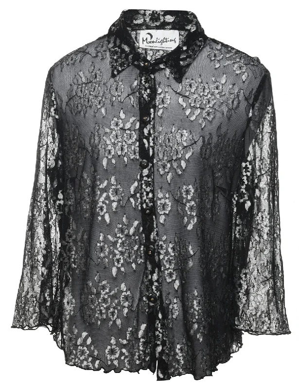 Floral Lace Blouse - XL Compression
