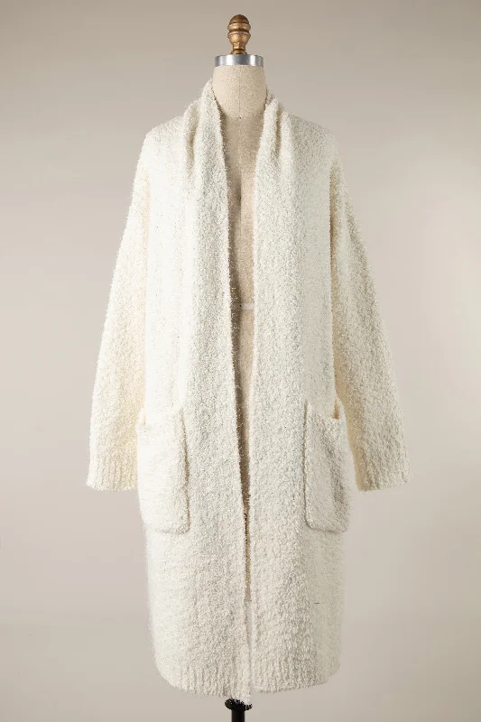 Ronan Long Duster Sweater Feminine Women's Style 