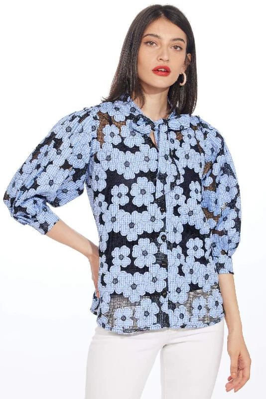 Viola Blouse - Daisy Blue performance