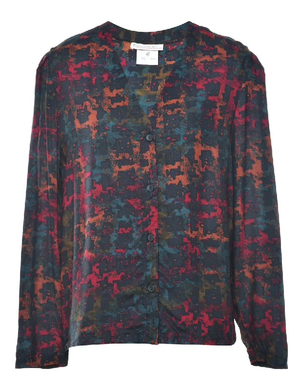 Patterned Blouse - M Hip Women's Urban