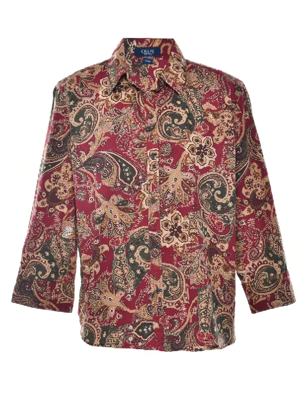 Chaps Paisley Shirt - XL Street