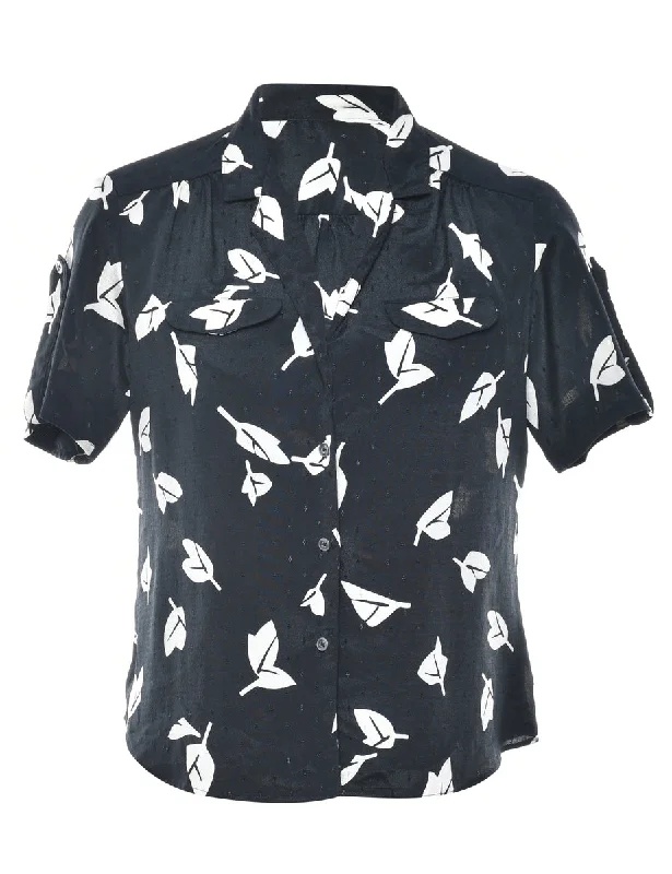 Foliage Blouse - M Tough Women's Military - inspired