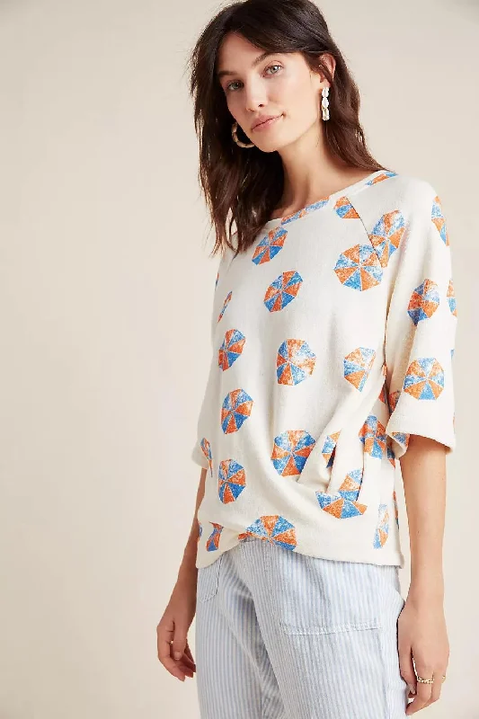 Beach Umbrella Pullover Relaxed Women's 