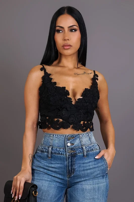 Did You Miss Me Top  -Black Cozy Women's Winter