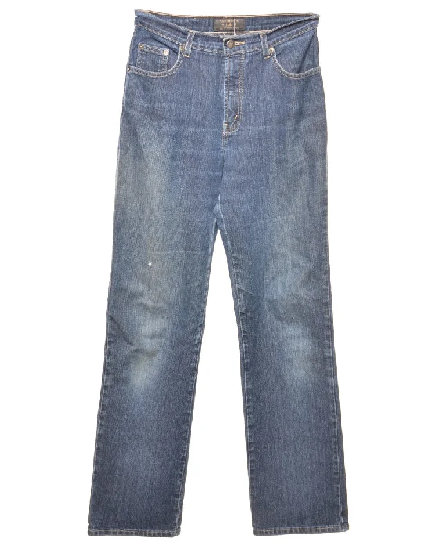 High Waist Straight Fit Jeans - W28 L33 Athletic Women's 
