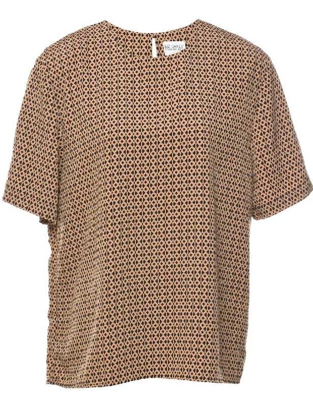 Abstract Print Top - L purpose
