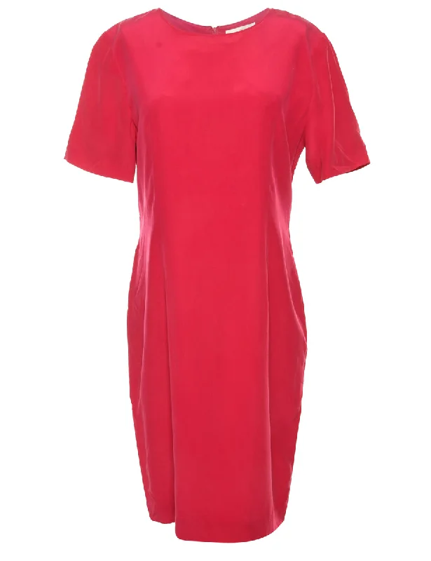 Short Sleeve Shift Dress - L Confident Women's Power