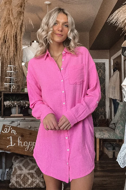Malibu Barbie Pink Button Up Athletic Women's High - 
