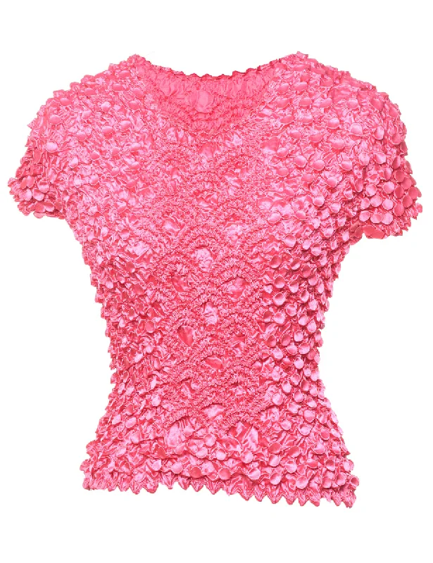 Smocked Pink Top - M Modern Women's 