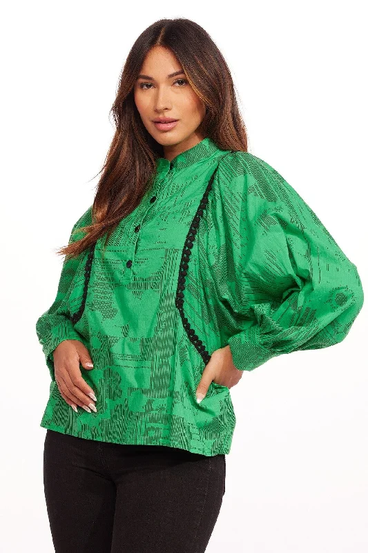 Neem Blouse - Evergreen Angelica Women