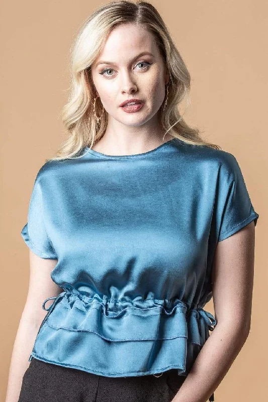 Joy Top - Teal Cashmere