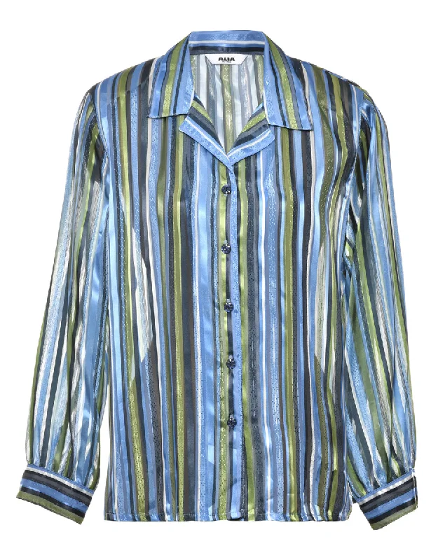 Striped Shirt - L Youthful Women's Pop