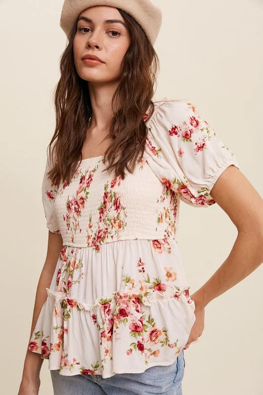 Dottie Babydoll Blouse Confident Women's High - fashion