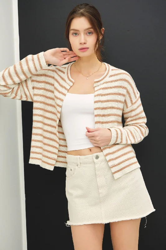 The Prepster Striped Cardigan Refined Women's 