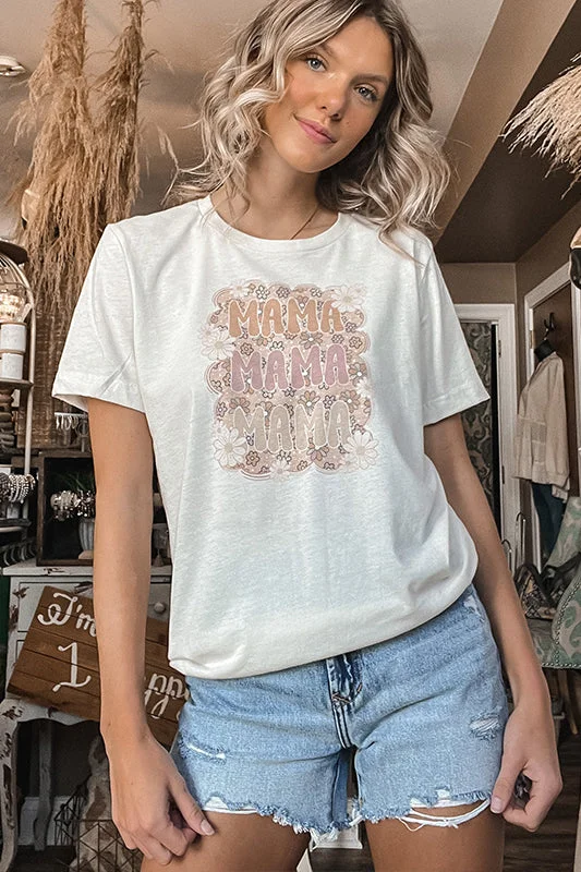 Daisy Mama Tee Geometric