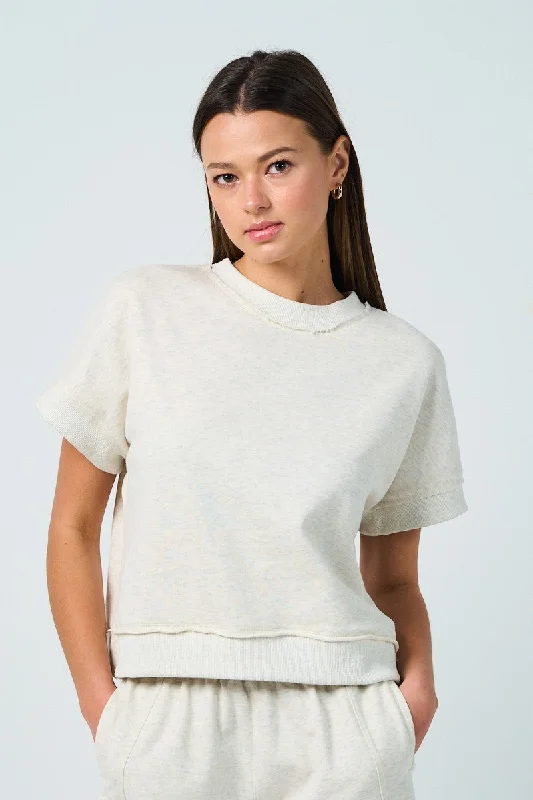 Farmers Market Short Sleeve Sweatshirt Minimalist Women's Casual