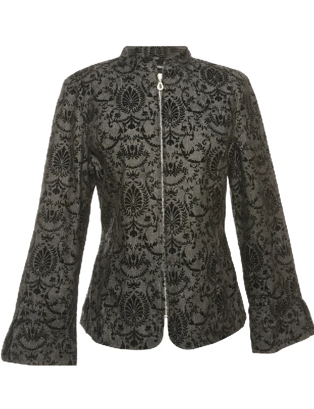 Devore Black Jacket - S Monochromatic All - in - one